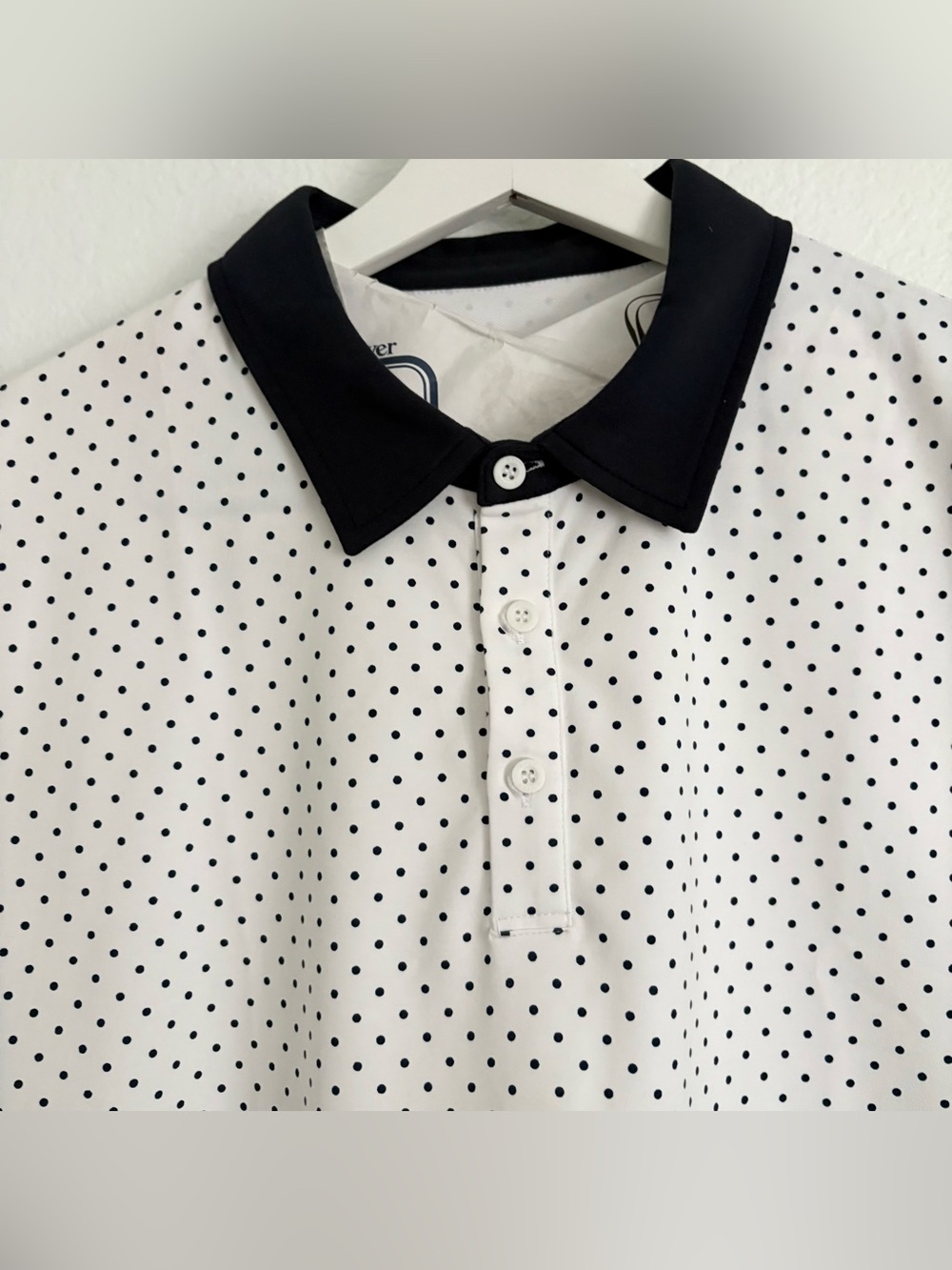 Bylt Men’s Drop Cut Lux Dotted Short Sleeve Polo XXL - Picture 4 of 13